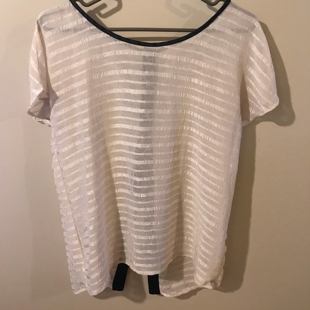 Dressy shirt sleeve top